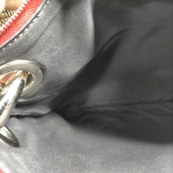 Fendi Cosmetic Pouch Red Leather 499-052925 - Picture 10 of 13